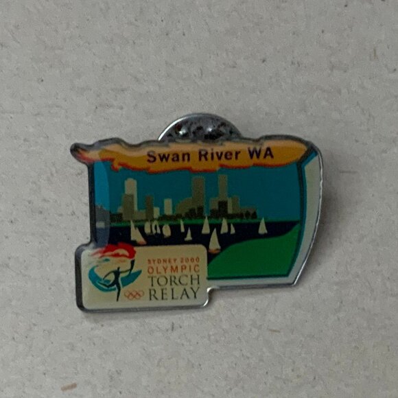 VINTAGE 2000 OLYMPIC TORCH RELAY PINS FROM AUSTRALIA - LOT OF 8 - Picture 6 of 10